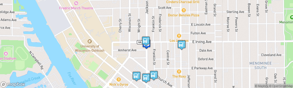 Static Map of Fox Valley Arena