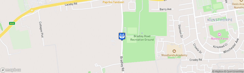 Static Map of Bradley Community Stadium