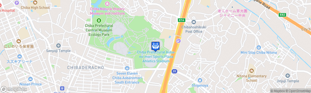 Static Map of Aobanomori Sports Plaza