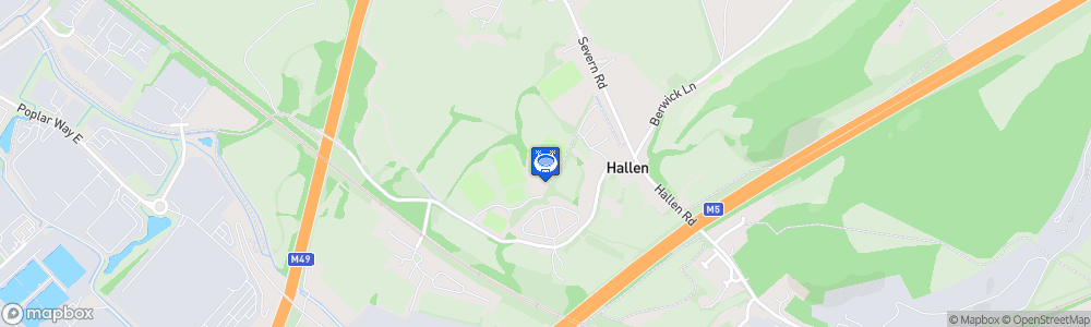 Static Map of The Hallen Centre
