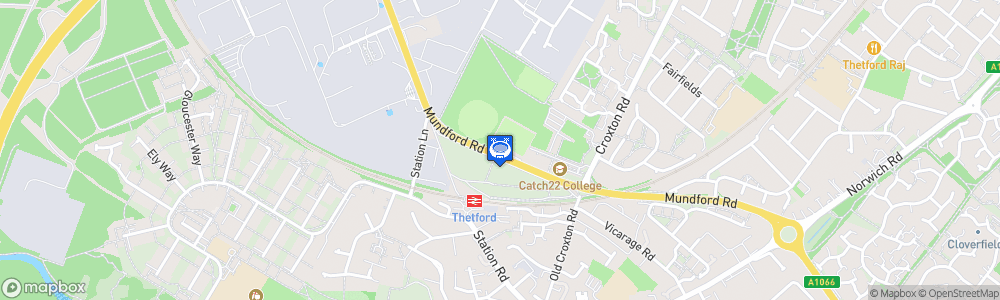 Static Map of Mundford Road