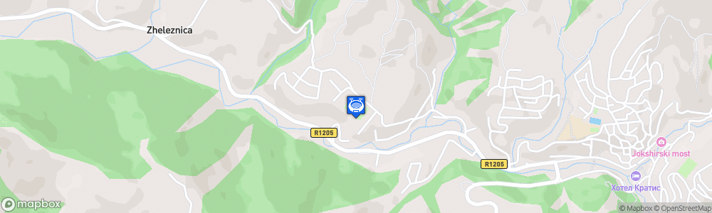 Static Map of Gradski stadion Kratovo