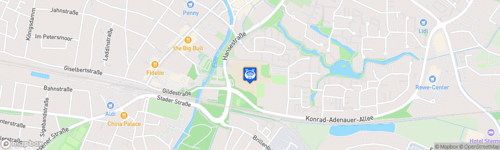Static Map of Halle Nord Buxtehude