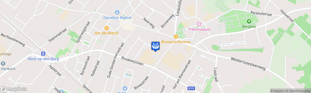 Static Map of Gemeentelijk Sportcentrum, Heist-Op-Den-Berg
