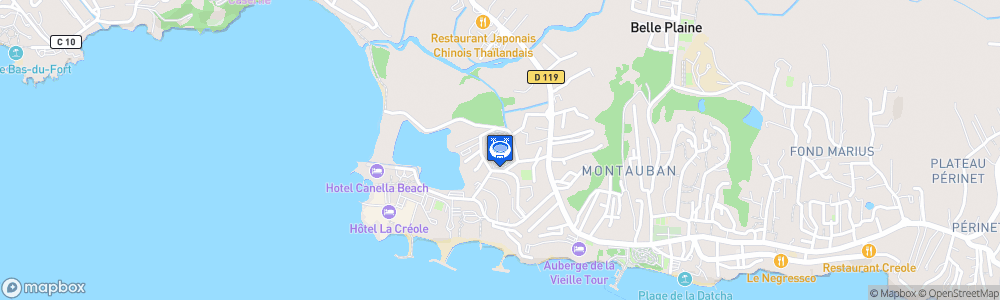 Static Map of Stade Roger Zami