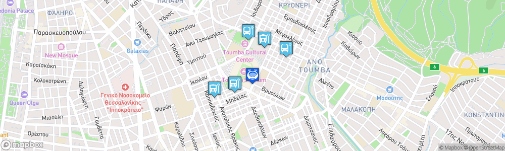 Static Map of Stade Toumba