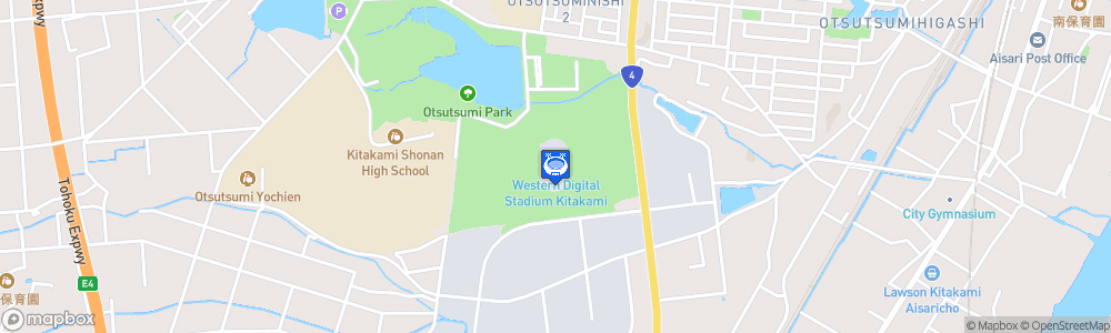 Static Map of Hokujosogoundo Koen Kitakami Field