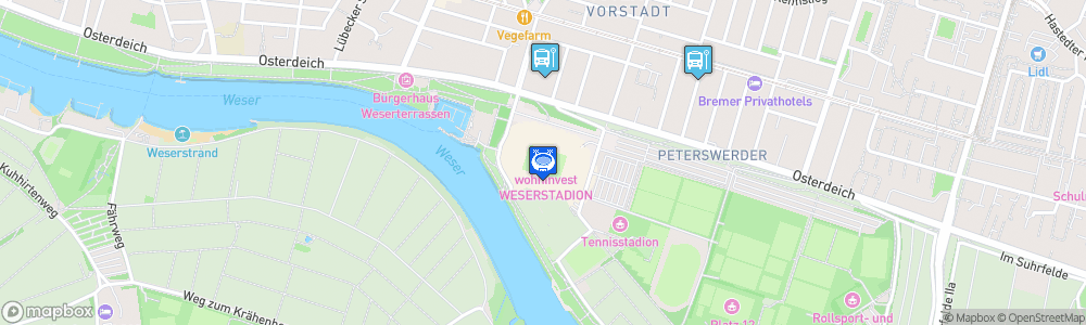 Static Map of Weserstadion