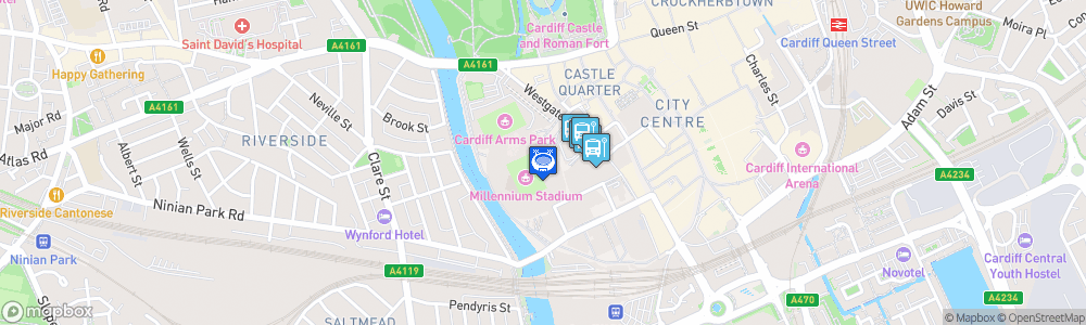 Static Map of Millennium Stadium
