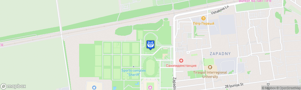 Static Map of Krytyj futbolnyj Manesh