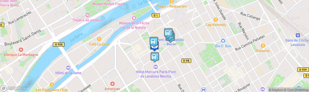 Static Map of Palais des sports Marcel-Cerdan