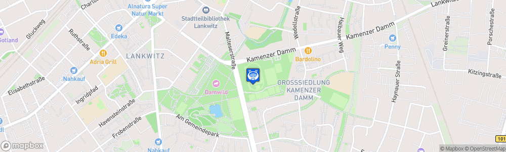 Static Map of Preussenstadion - Berlin