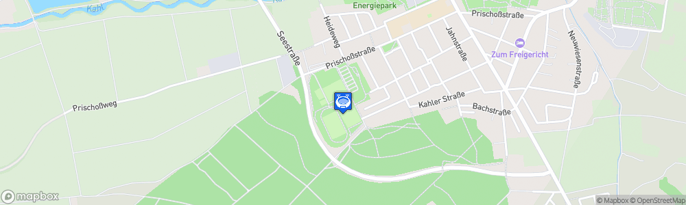 Static Map of Städtisches Stadion im Sportzentrum am Prischoß