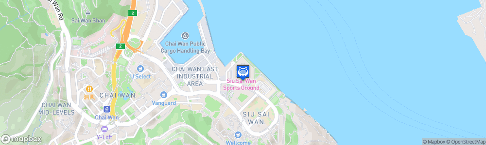 Static Map of Siu Sai Wan Sports Ground