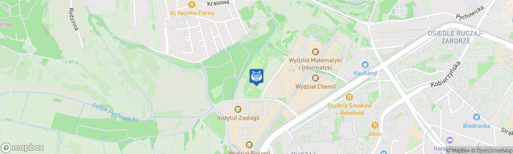 Static Map of Boisko UJ Kampus