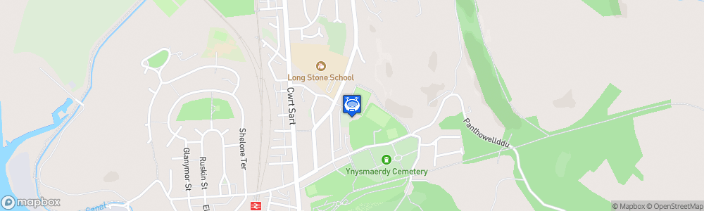 Static Map of The Renewable Centre Stadium