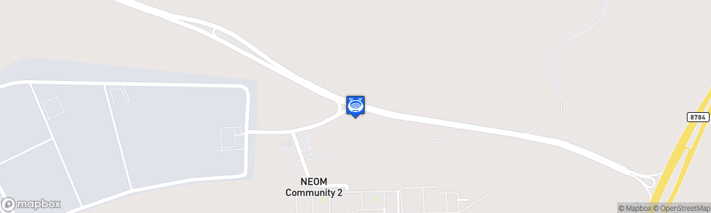 Static Map of NEOM Stadium