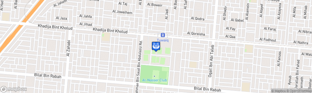 Static Map of New Al Nassr Stadium