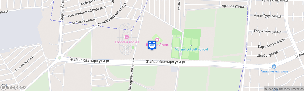 Static Map of Azattyk Arena