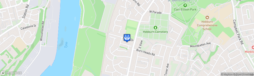 Static Map of The Trustmark Group Stadium