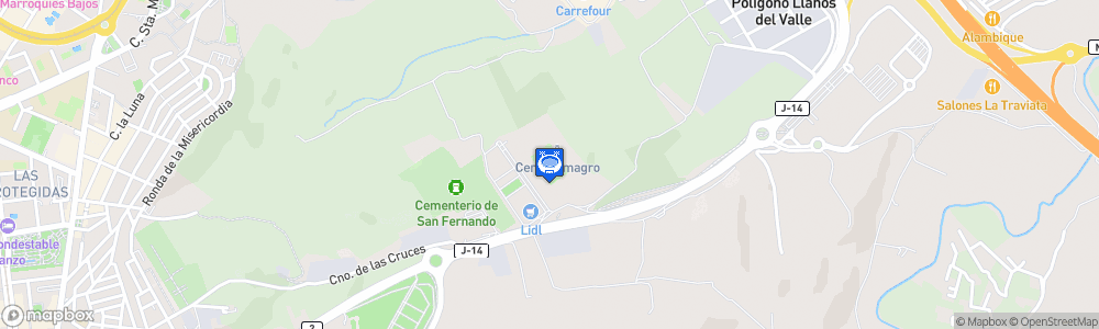 Static Map of Estadio de La Victoria