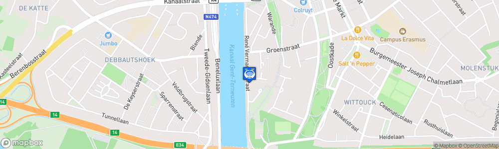 Static Map of Armand Seghers Complex