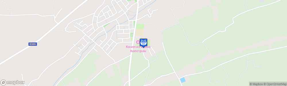 Static Map of Koinotiko Stadio Liopetriou