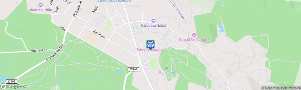 Static Map of Tehvandi Staadion