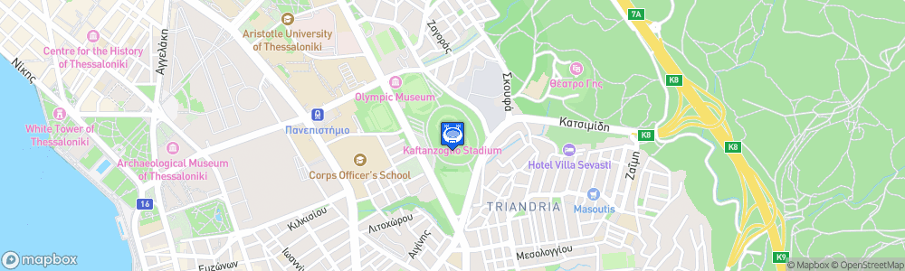 Static Map of Kaftanzoglio Stadium