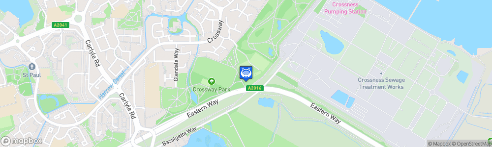 Static Map of Bayliss Avenue
