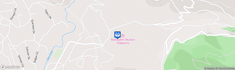 Static Map of Alanya Oba Stadium