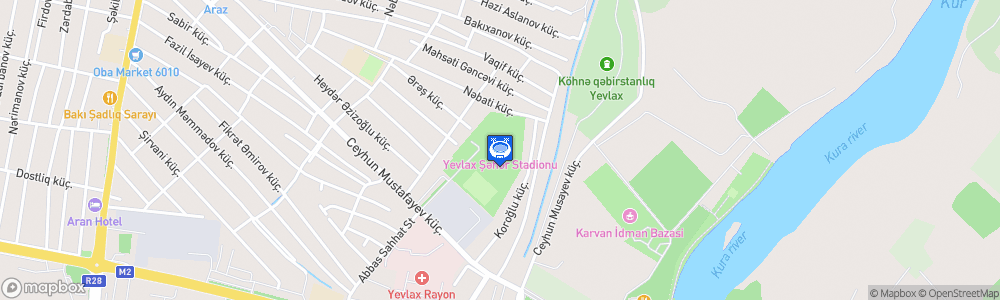 Static Map of Yevlakh City Stadium