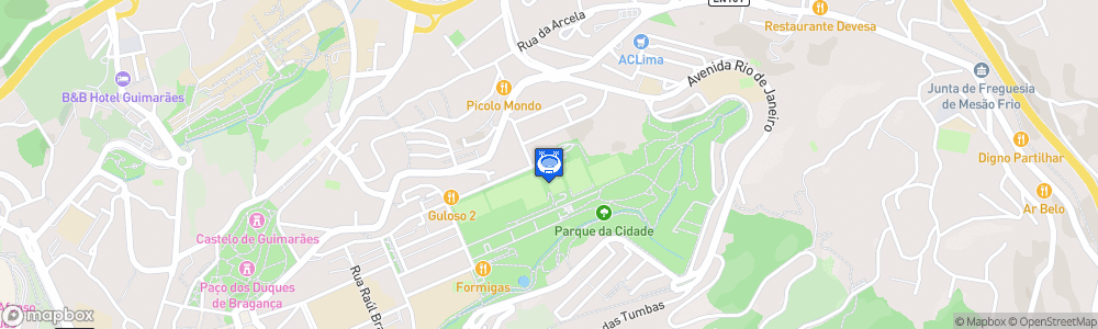 Static Map of Academia Vitoria SC