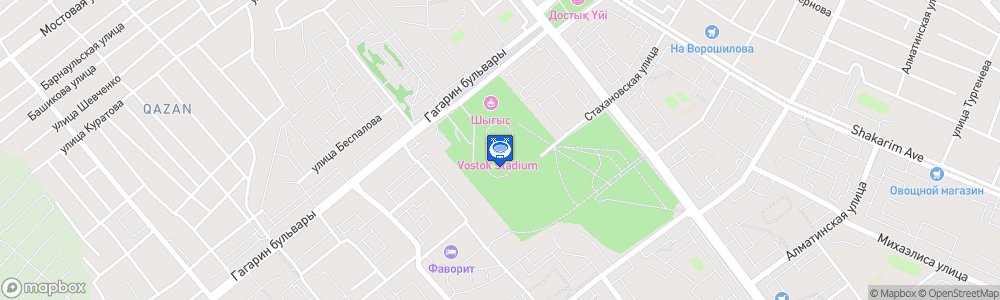 Static Map of Vostok Stadium