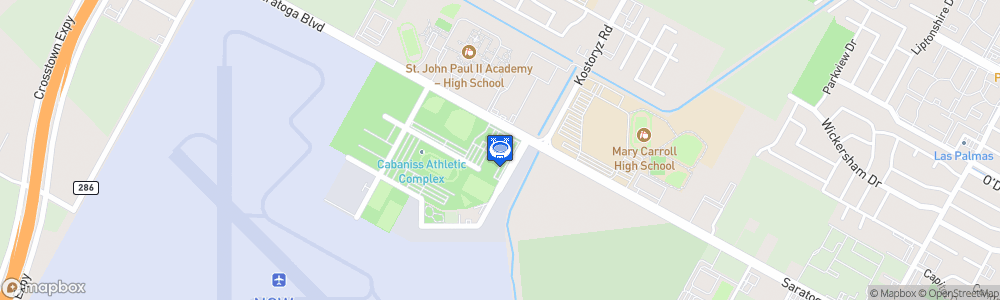Static Map of Cabaniss Athletic Complex