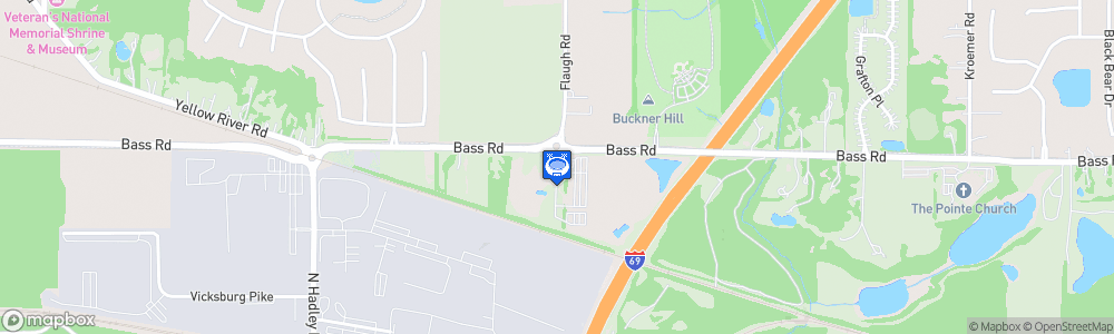 Static Map of Ruoff Mortgage Stadium