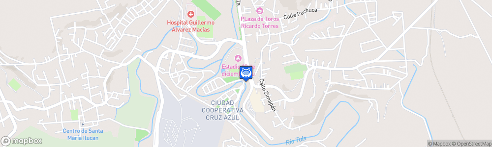 Static Map of Estadio Refundación
