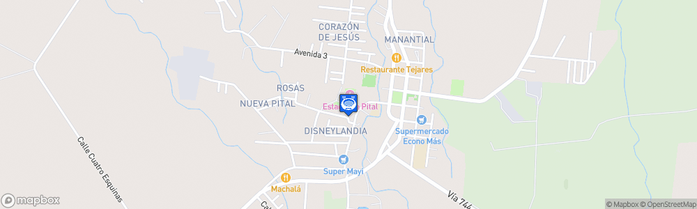 Static Map of Estadio de Pital