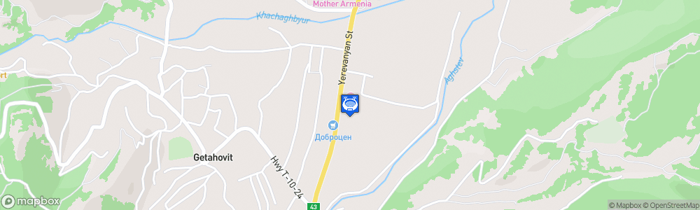 Static Map of Arnar Stadium
