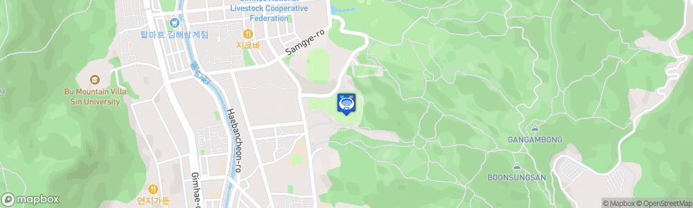 Static Map of Gimhae Stadium