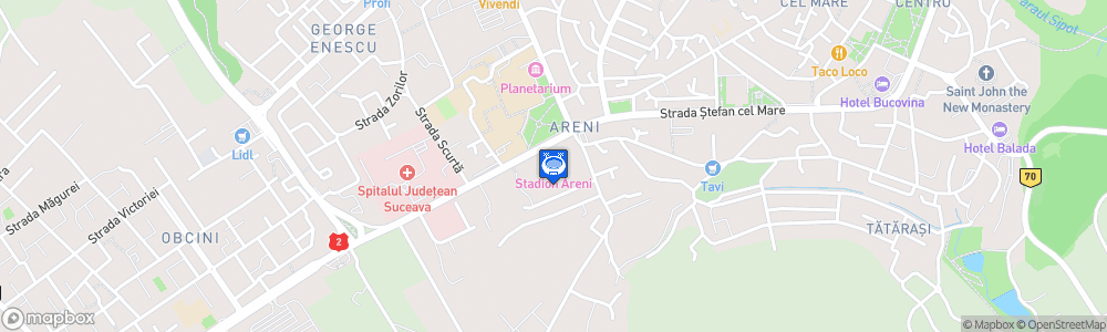 Static Map of Stadionul Areni