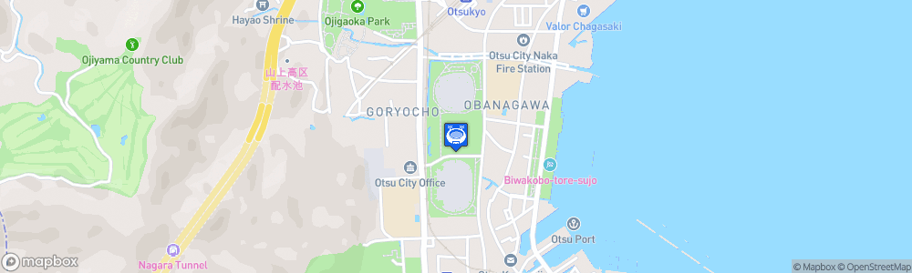 Static Map of Ōjiyama Sports Park Stadium