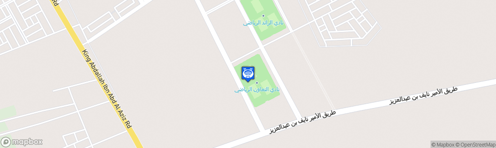 Static Map of Al-Taawoun Club Stadium
