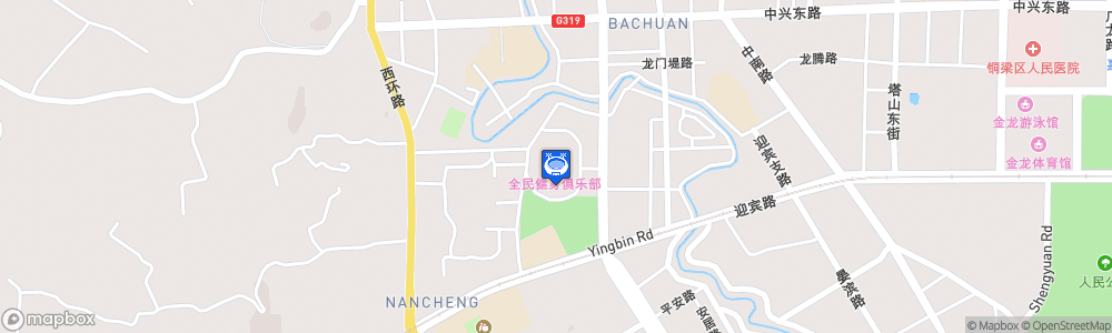 Static Map of Tongliang Long Stadium