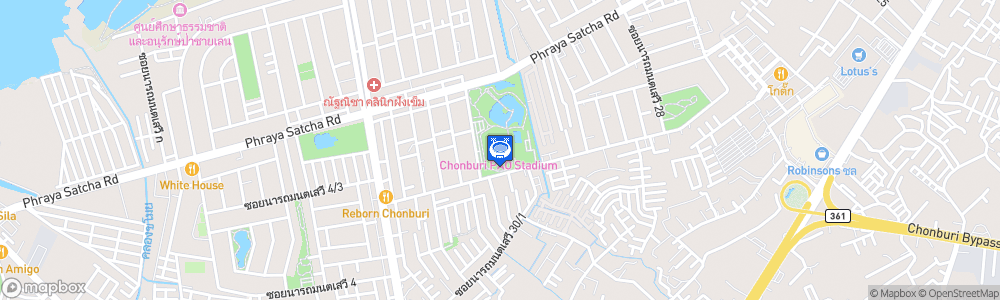 Static Map of Chonburi Daikin Stadium