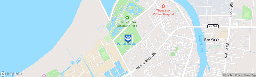 Static Map of Rainbow Stadium