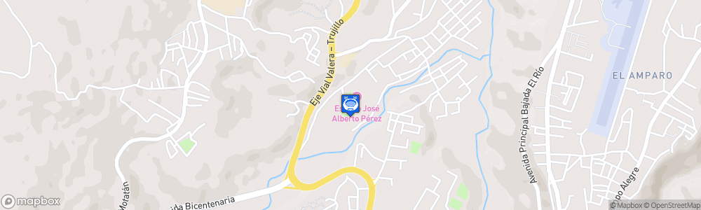 Static Map of Estadio Jose Alberto Perez