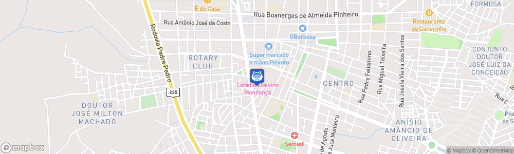 Static Map of Estadio Etelvino Mendonça