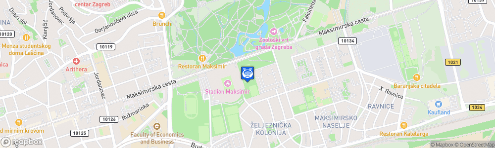 Static Map of Stadion Hitrec Kacian