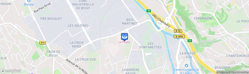 Static Map of Le Phare - Chambéry Métropole